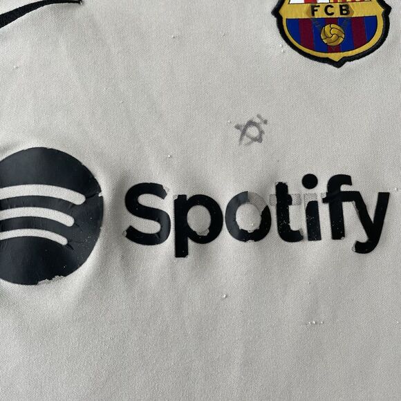 Nike Barcelona 2023-24 Strike DriFit  Boys Training Jersey Sequoia/Beige SZ S - Picture 8 of 8